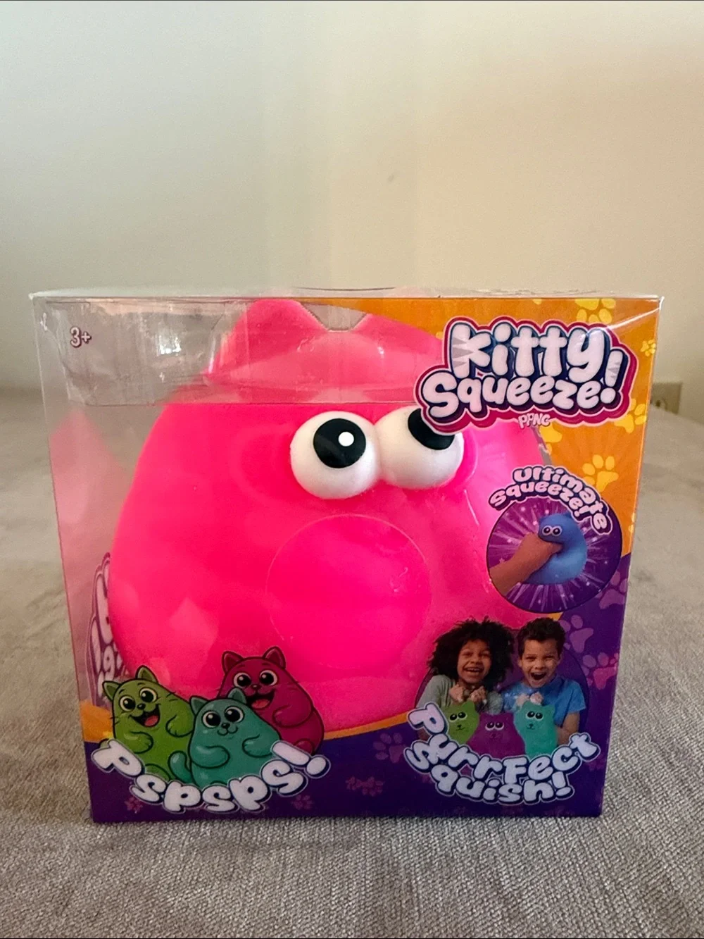 SmushMart Scented Grapes & Kitty Squeeze Fidget Toys | New